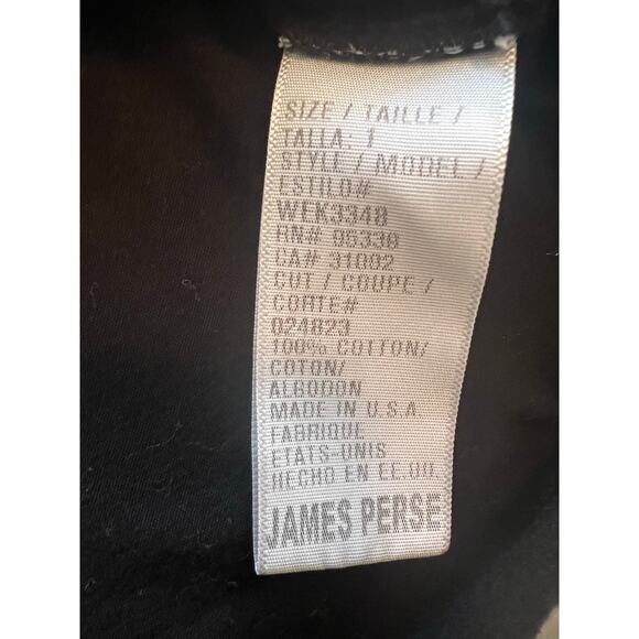 James Perse Standard Deep V Long Sleeve Tee - 1 (S) - Picture 4 of 7